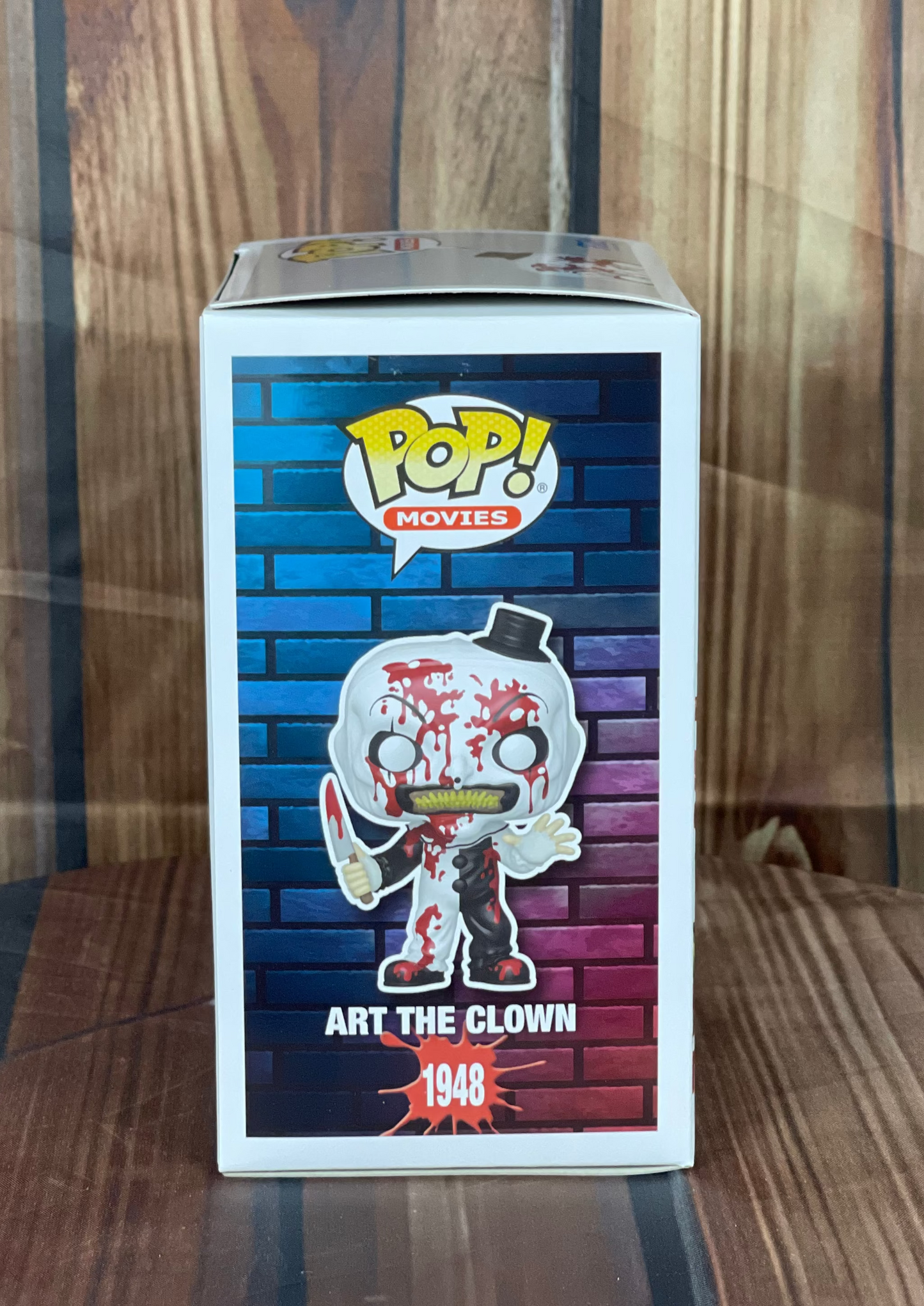 Funko POP Movies: Terrifier 3 Art the Clown Bloody Funko Pop! Vinyl Figure #1948 - Entertainment Earth Exclusive