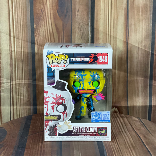 Funko POP Movies: Terrifier 3 Art the Clown Bloody Funko Pop! Vinyl Figure #1948 - Entertainment Earth Exclusive (CHASE)