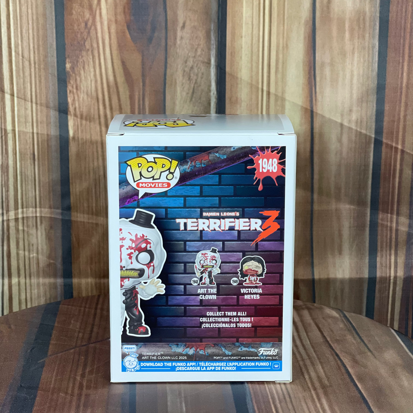 Funko POP Movies: Terrifier 3 Art the Clown Bloody Funko Pop! Vinyl Figure #1948 - Entertainment Earth Exclusive (CHASE)