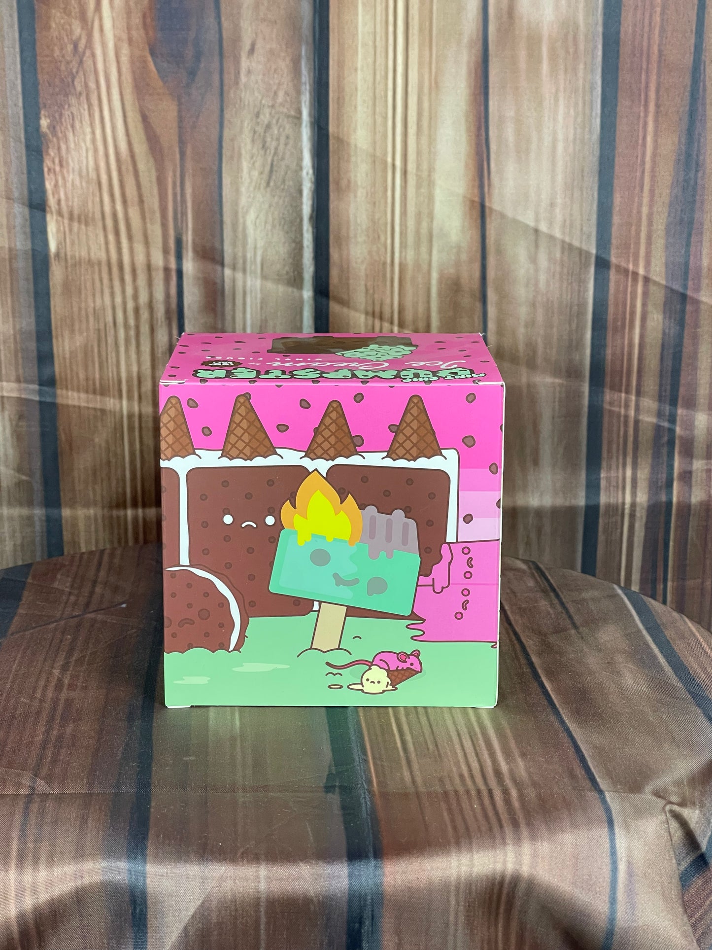 Mint Chip Dumpster Ice Cream Vinyl Figure 100 Percent Soft Lil Dumpster Fire