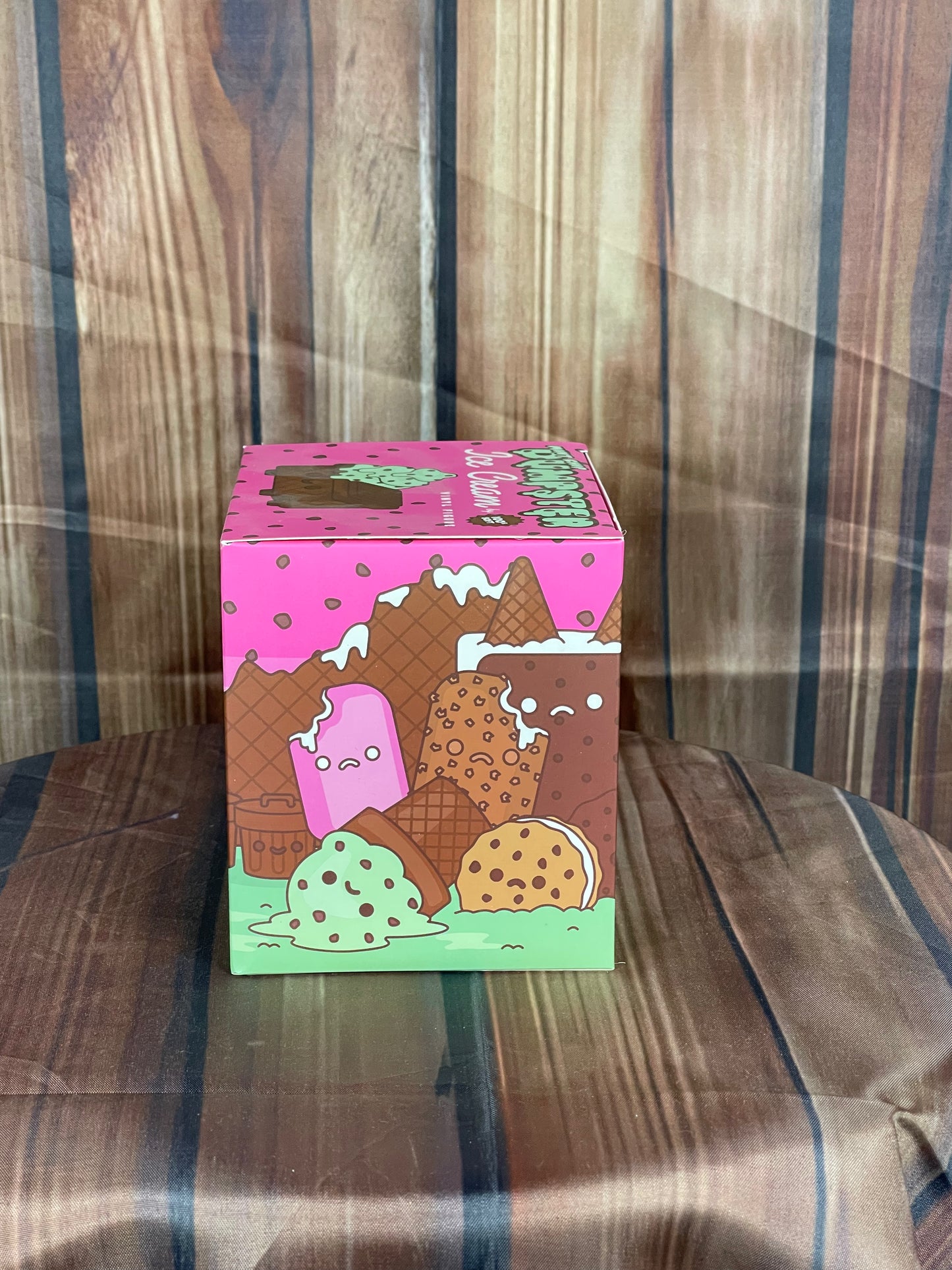 Mint Chip Dumpster Ice Cream Vinyl Figure 100 Percent Soft Lil Dumpster Fire