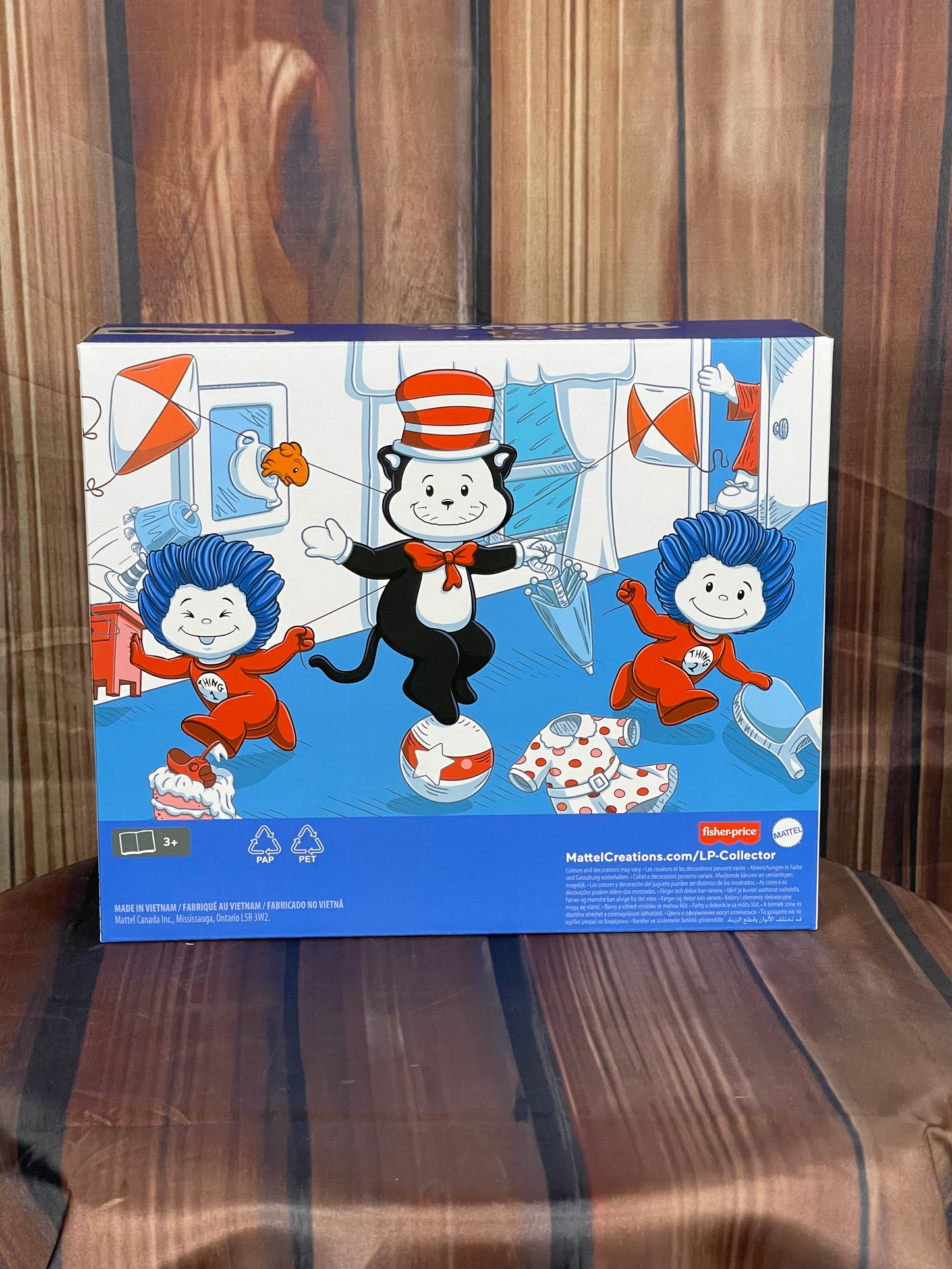 Fisher-Price Dr. Seuss - The Cat in the Hat Little People Collector Figure Set