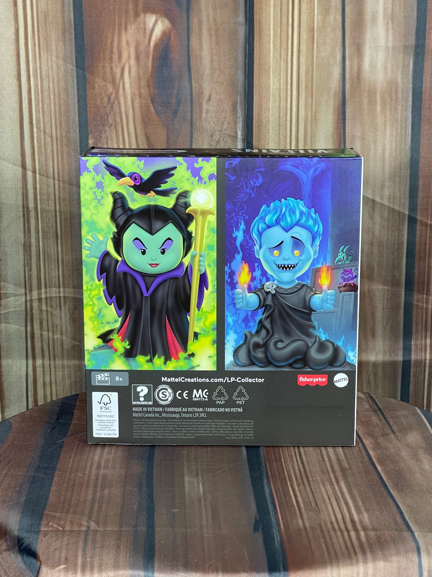 Fisher Price Disney Villains Maleficent and Hades Little People Collector Figure Set