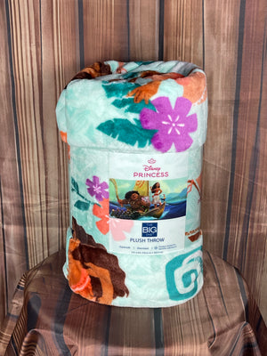 Moana Disney's Oversized 5ft x 6ft Supersoft Printed Plush Throw by The Big One