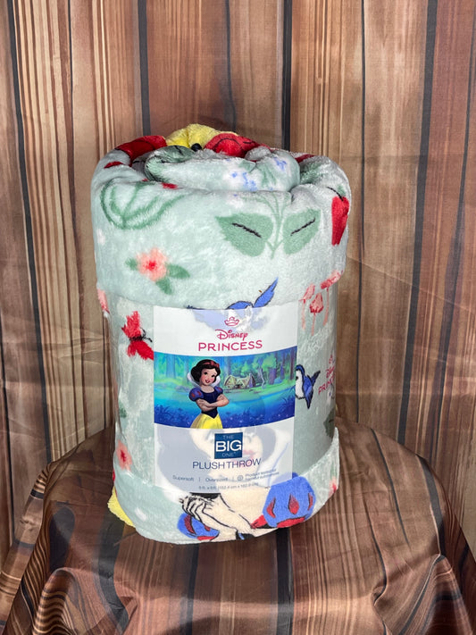 Snow White Critters Disney's Oversized 5ft x 6ft Supersoft Printed Plush Throw by The Big One