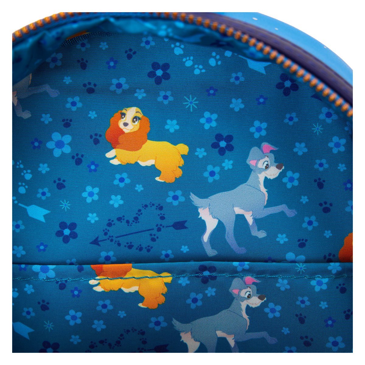 Lady and the Tramp 70th Anniversary Fountain of Love Mini-Backpack New with Tags