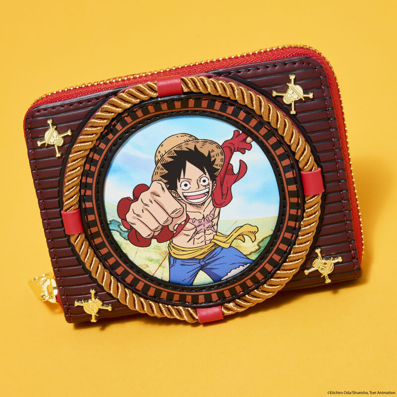Loungefly One Piece Luffy Zip Around Wallet Hard Tag