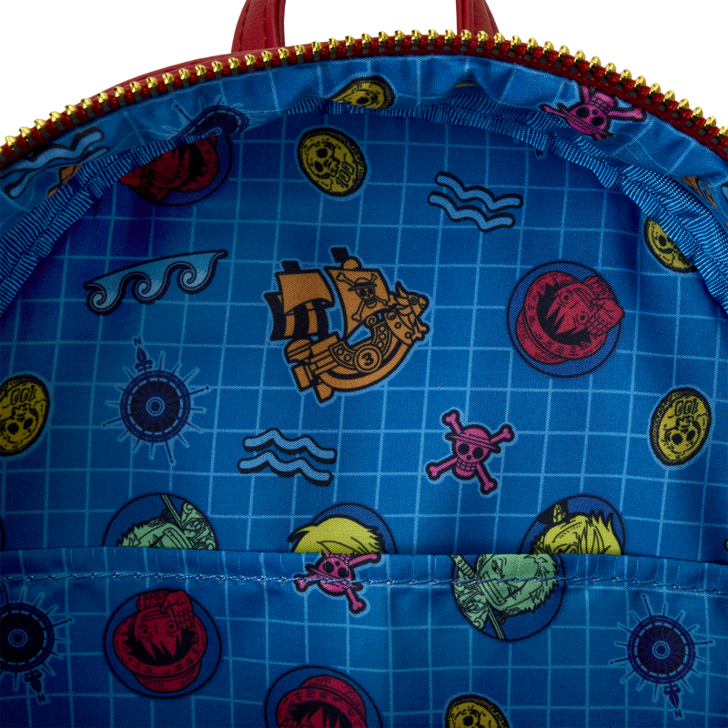 Loungefly One Piece Thousand Sunny Ship Mini Backpack Hard Tag