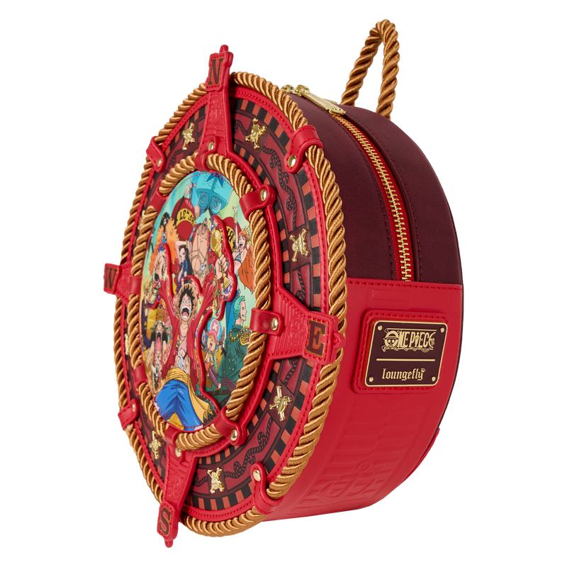 Loungefly One Piece Compass Figural Mini Backpack Hard Tag