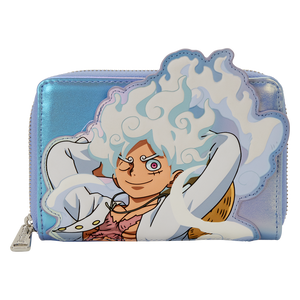 Loungefly NYCC Limited Edition ONE PIECE GEAR5 Luffy Glow Cosplay Zip Around Wallet Hard Tag