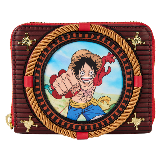 Loungefly One Piece Luffy Zip Around Wallet Hard Tag
