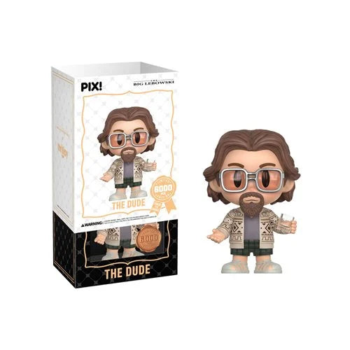 ThrillJoy The Big Lebowski The Dude Pix! Vinyl Figure Sealed Limited to 6000 PCS