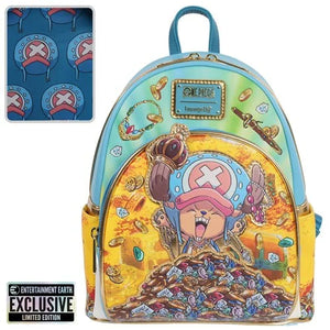 Loungefly One Piece Tony Tony Chopper Treasure Mini-Backpack - Entertainment Earth Exclusive Hard Tag
