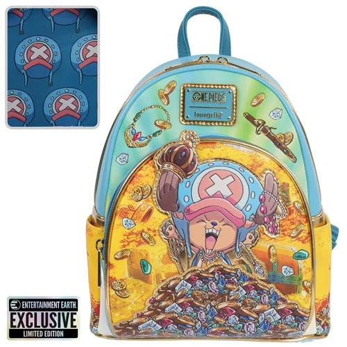 Loungefly One Piece Tony Tony Chopper Treasure Mini-Backpack - Entertainment Earth Exclusive Hard Tag