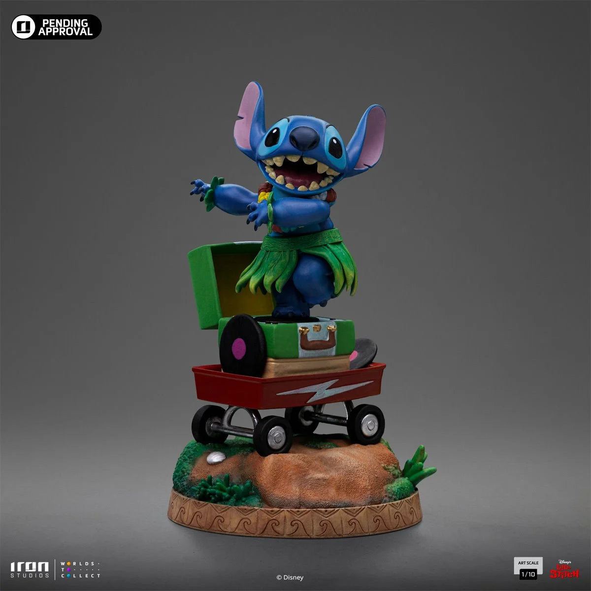 Iron Studios Lilo & Stitch - Stitch Hula Version 1:10 Art Scale Limited Edition Statue