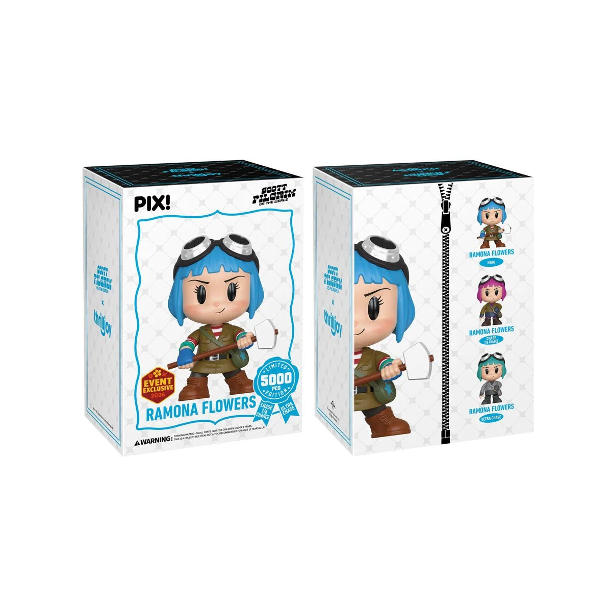 ThrillJoy Scott Pilgrim vs. The World Ramona Flowers Pix! Vinyl Figure- 2026 Convention Exclusive