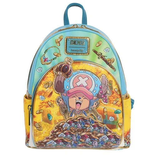 Loungefly One Piece Tony Tony Chopper Treasure Mini-Backpack - Entertainment Earth Exclusive Hard Tag