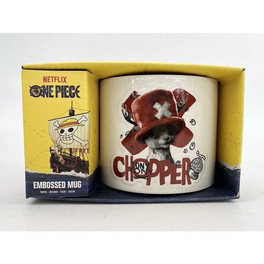 One Piece Chopper 13 Fl Oz Embossed Mug Netflix