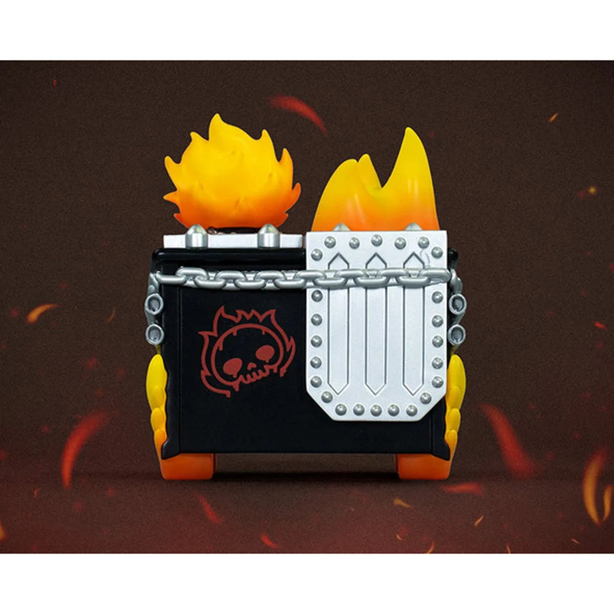 Ghost Rider Dumpster Fire Marvel Vinyl Figure 100 Percent Soft Dumpster Fire