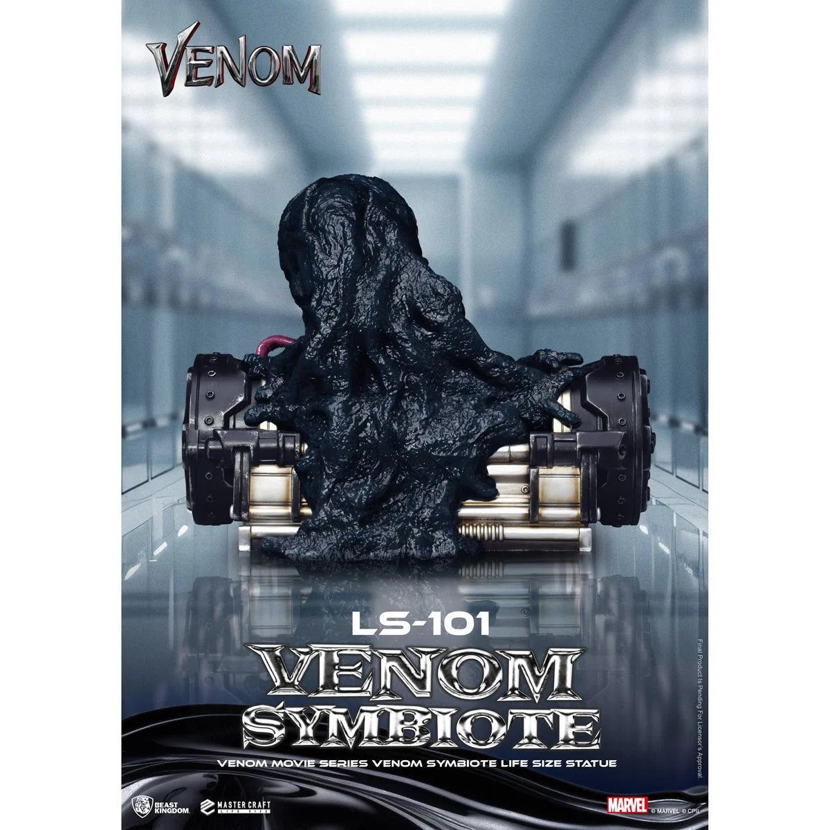 Beast Kingdom Marvel LS-101 Venom Movie Series Venom Symbiote Life Size Statue
