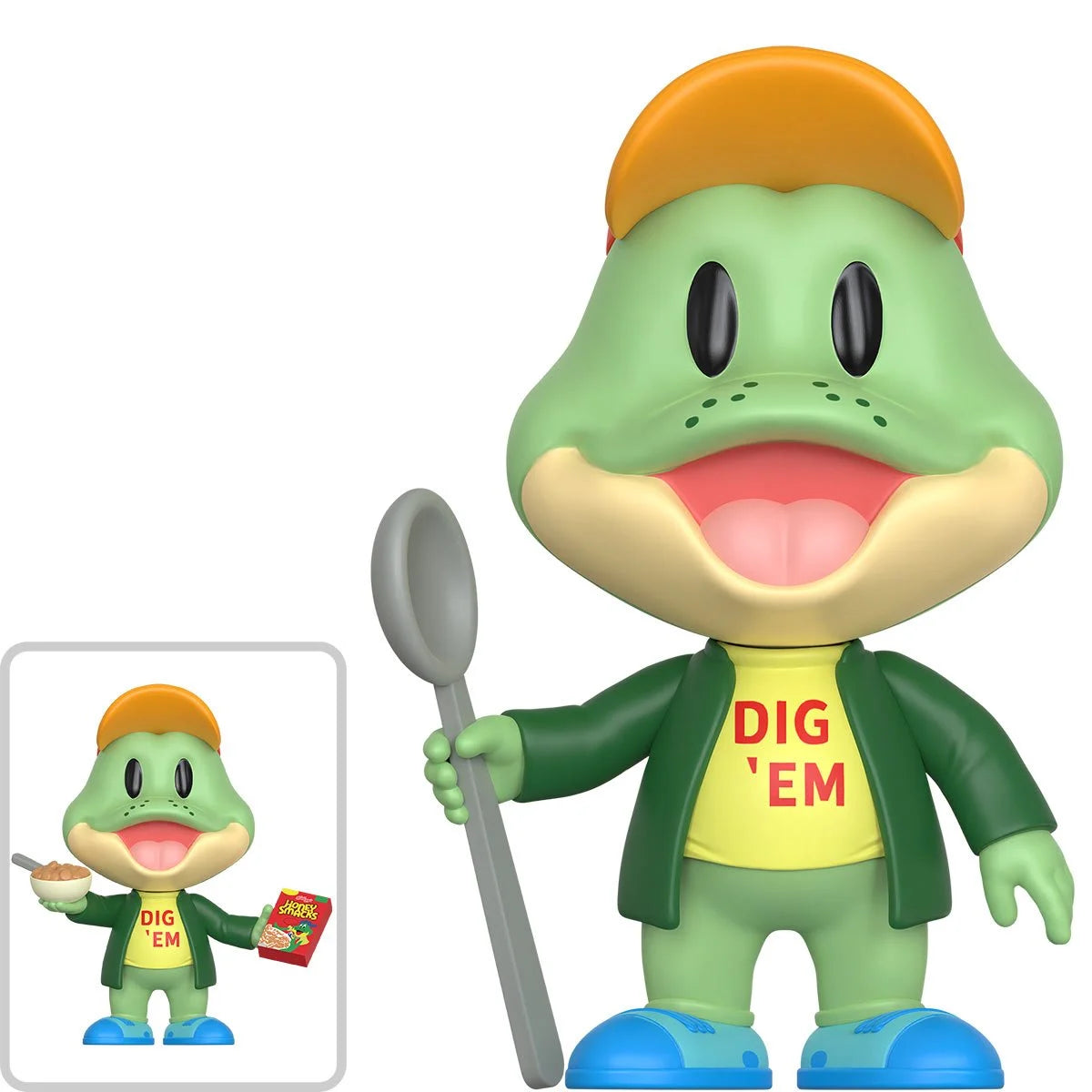 ThrillJoy Honey Smacks Dig Em Frog Corporate Mascot Pix! Vinyl Figure LE5000 Sealed Random Chase