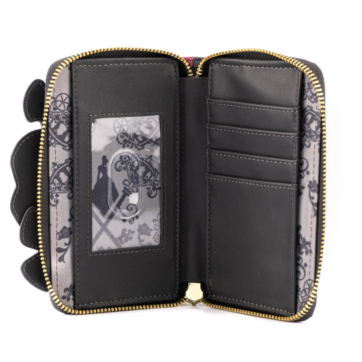 Disney Villains Lady Tremaine, Anastasia, and Drizella Zip-Around Wallet New with Tags