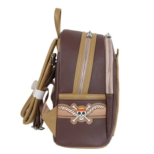 Loungefly One Piece Wanted Dead or Alive Monkey D. Luffy Mini-Backpack - Entertainment Earth Exclusive Hard Tag