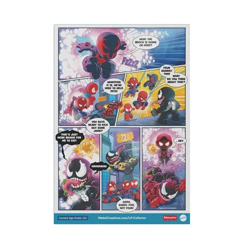 Fisher-Price Marvel Spider-Man: Issue 2 Little People Collector Figure Set 4pk