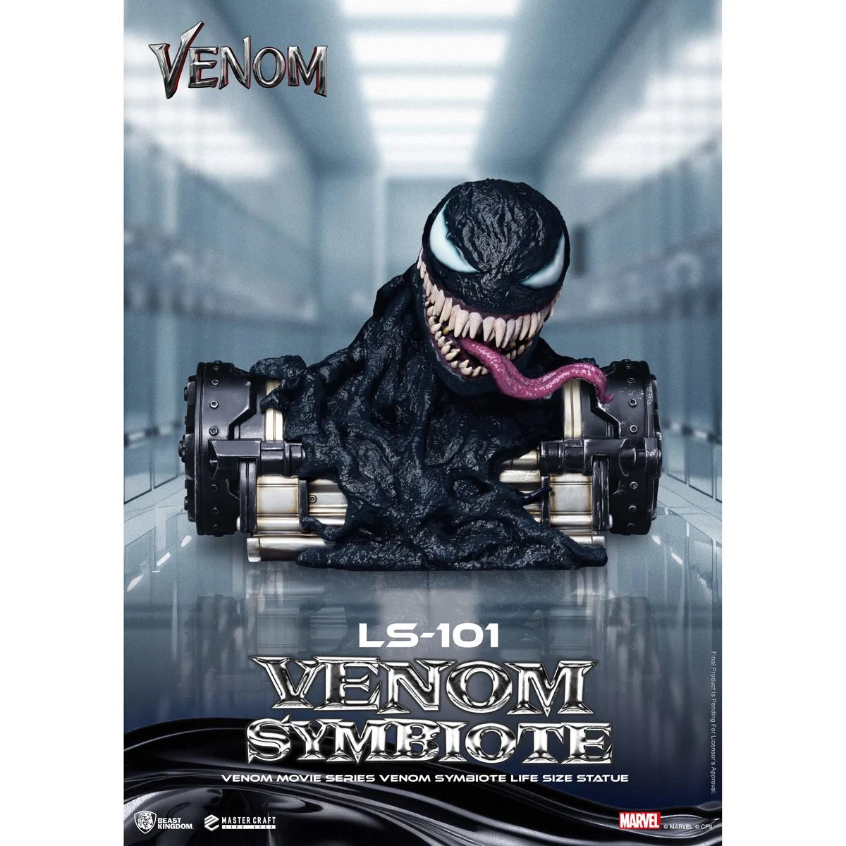 Beast Kingdom Marvel LS-101 Venom Movie Series Venom Symbiote Life Size Statue