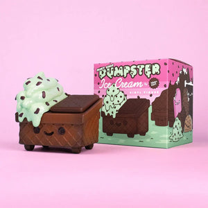 Mint Chip Dumpster Ice Cream Vinyl Figure 100 Percent Soft Lil Dumpster Fire
