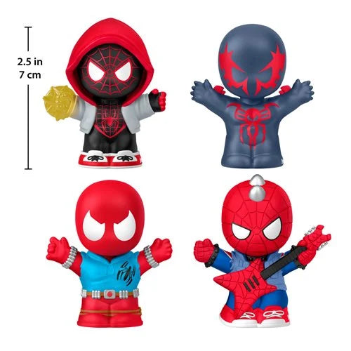 Fisher-Price Marvel Spider-Man: Issue 2 Little People Collector Figure Set 4pk