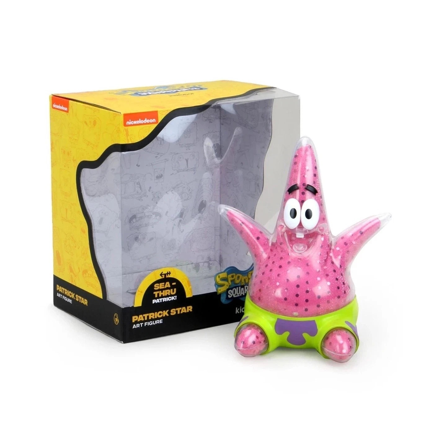 Kidrobot Nickelodeon SpongeBob SquarePants x Kidrobot Patrick Star 8-Inch Vinyl Art Figure