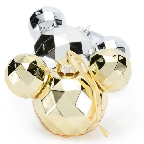 Disney Mickey Mouse Icon Holiday Christmas Ornament Set of 4 Limited Edition