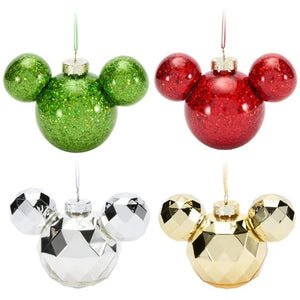 Disney Mickey Mouse Icon Holiday Christmas Ornament Set of 4 Limited Edition